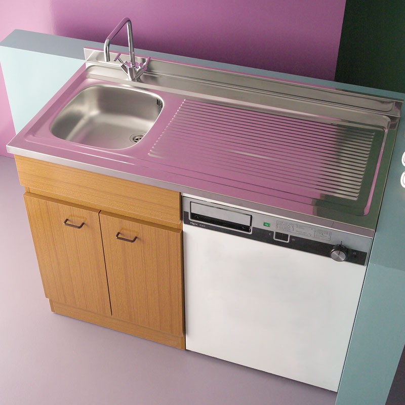 Mobile sottolavello cucina porta lavatrice/lavastoviglie 105 Lady per  lavello inox