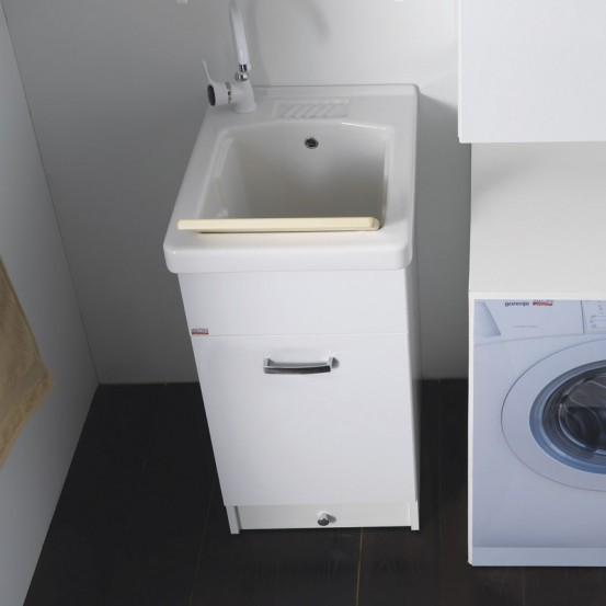 Mobile lavanderia con lavatoio Eko 45x51x93
